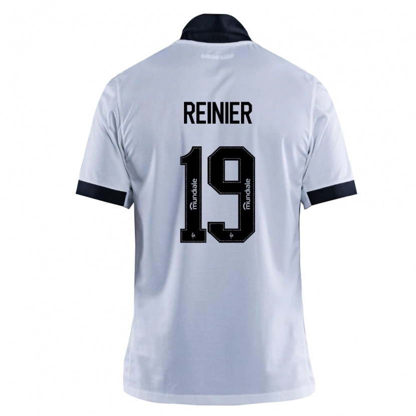 Danxen Børn Reinier Jesus Carvalho #19 Sort Hvid Udebane Spillertrøjer 2026/27 Trøje T-Shirt