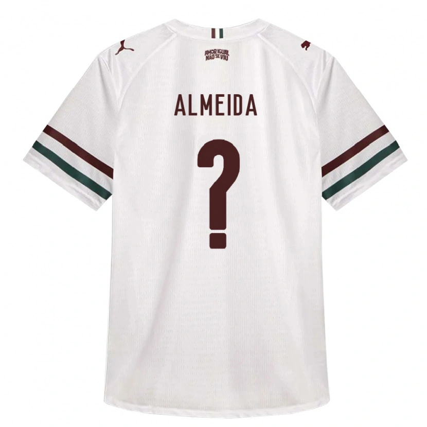 Danxen Børn Pedro Costa #0 Hvid Grøn Vinrød Udebane Spillertrøjer 2026/27 Trøje T-Shirt
