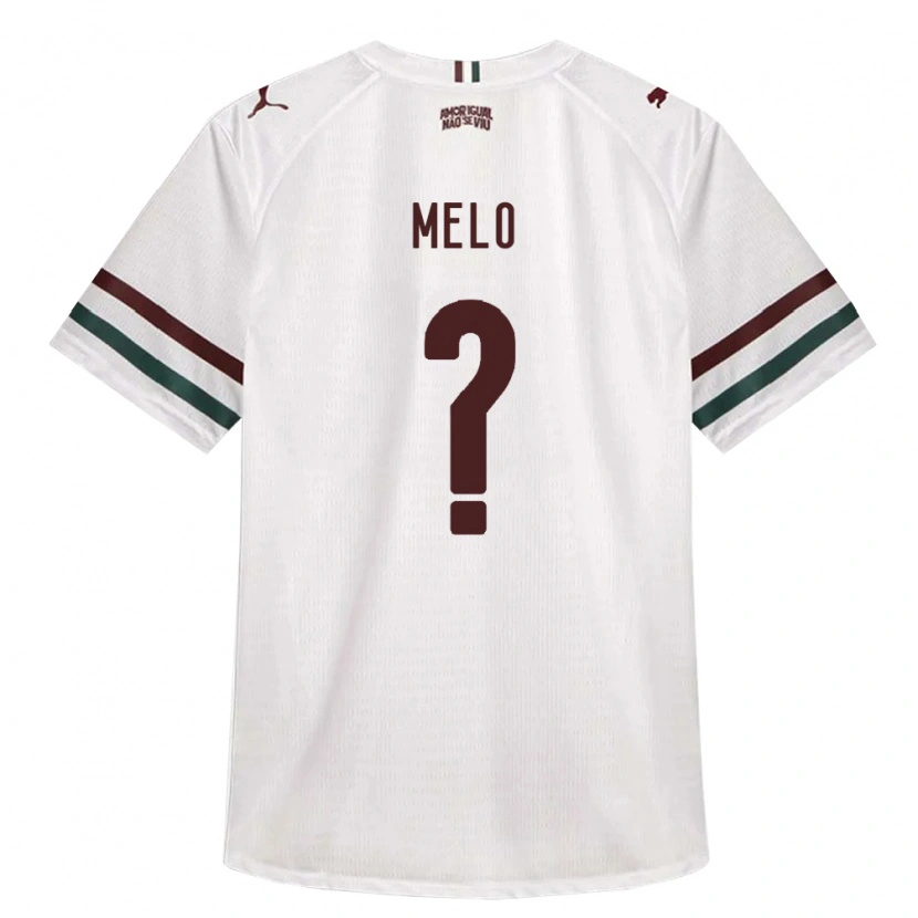 Danxen Børn Danilo Melo #0 Hvid Grøn Vinrød Udebane Spillertrøjer 2026/27 Trøje T-Shirt
