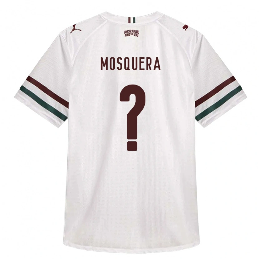 Danxen Børn Yuleiver Mosquera #0 Hvid Grøn Vinrød Udebane Spillertrøjer 2026/27 Trøje T-Shirt