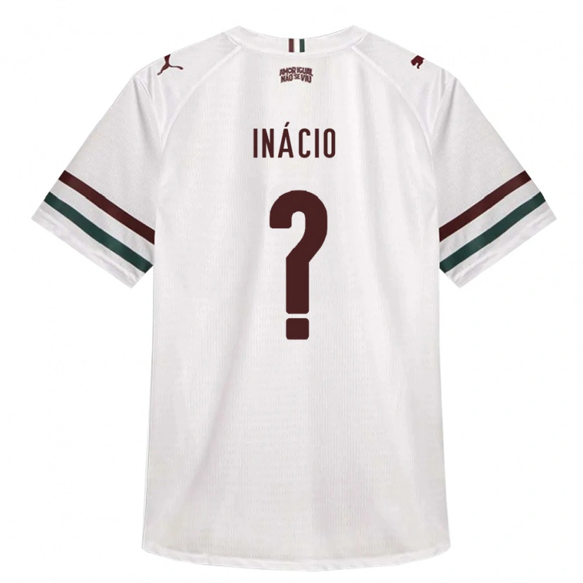Danxen Børn João Inácio #0 Hvid Grøn Vinrød Udebane Spillertrøjer 2026/27 Trøje T-Shirt