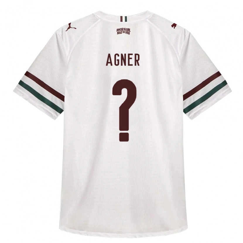 Danxen Børn Agner #0 Hvid Grøn Vinrød Udebane Spillertrøjer 2026/27 Trøje T-Shirt