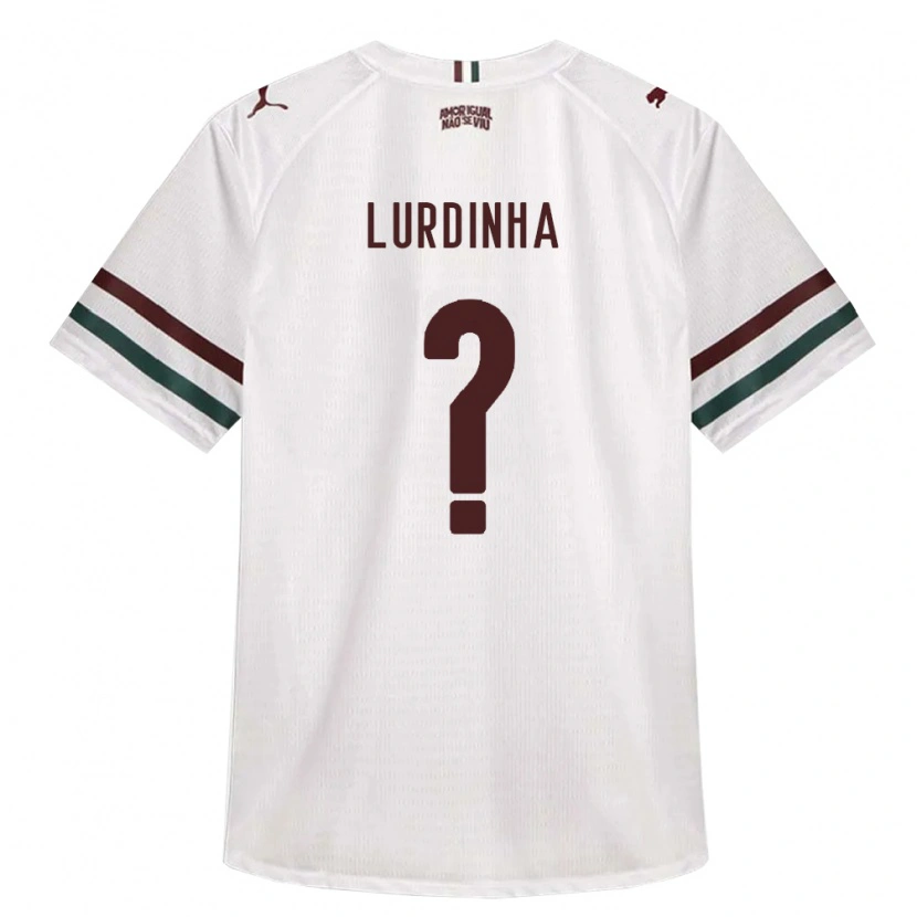 Danxen Børn Lurdinha #0 Hvid Grøn Vinrød Udebane Spillertrøjer 2026/27 Trøje T-Shirt