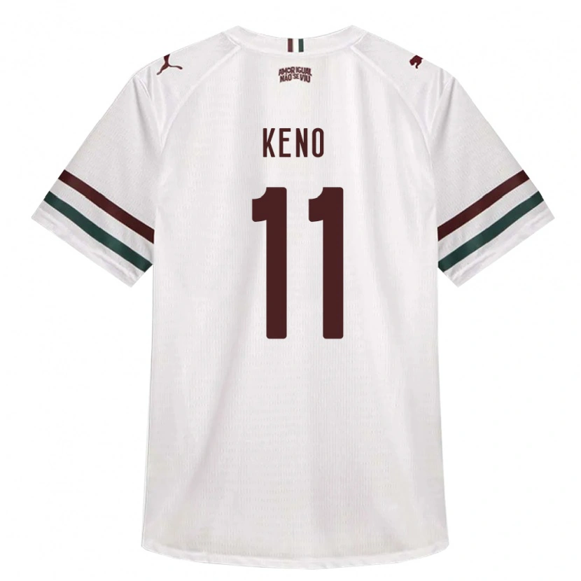 Danxen Børn Keno #11 Hvid Grøn Vinrød Udebane Spillertrøjer 2026/27 Trøje T-Shirt
