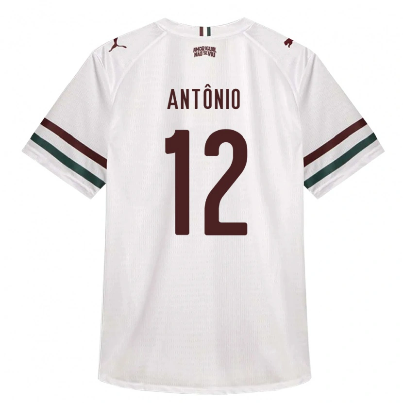 Danxen Børn Pedro Antônio #12 Hvid Grøn Vinrød Udebane Spillertrøjer 2026/27 Trøje T-Shirt