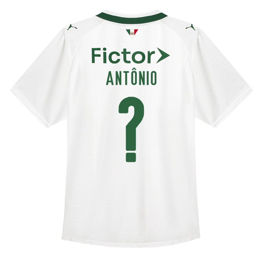 Danxen Børn Diogo Antônio #0 Grøn Hvid Udebane Spillertrøjer 2026/27 Trøje T-Shirt