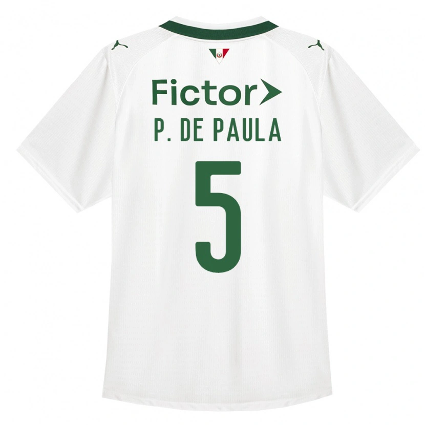Danxen Børn Patrick De Paula #5 Grøn Hvid Udebane Spillertrøjer 2026/27 Trøje T-Shirt