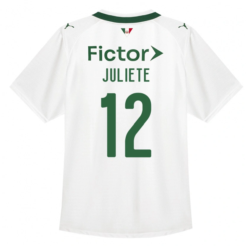 Danxen Børn Juliete #12 Grøn Hvid Udebane Spillertrøjer 2026/27 Trøje T-Shirt
