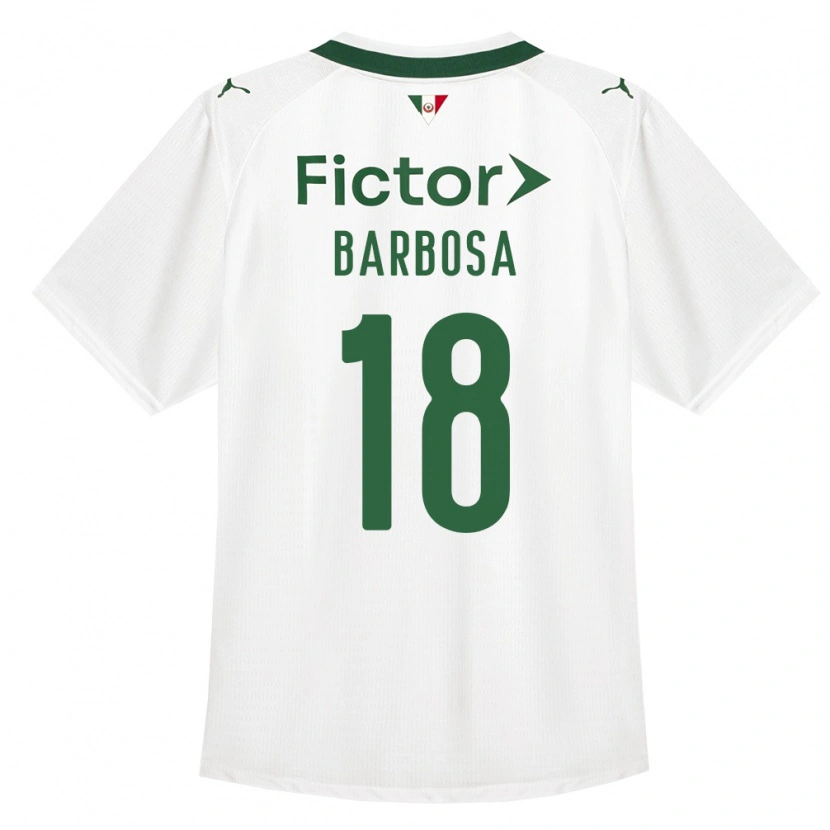 Danxen Børn Danilo Barbosa #18 Grøn Hvid Udebane Spillertrøjer 2026/27 Trøje T-Shirt