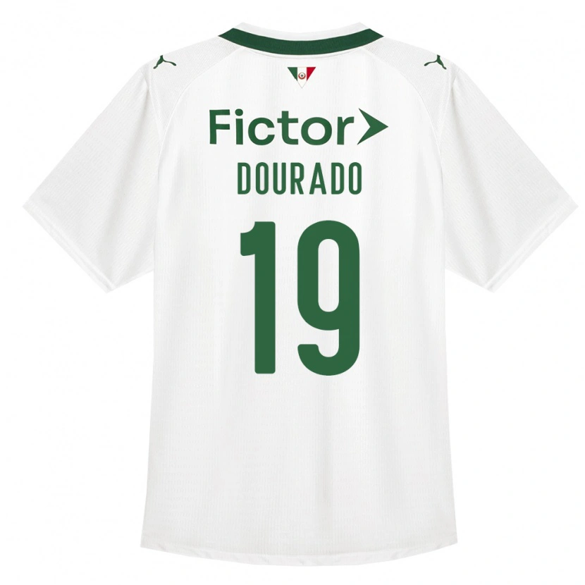 Danxen Børn Murilo Dourado #19 Grøn Hvid Udebane Spillertrøjer 2026/27 Trøje T-Shirt
