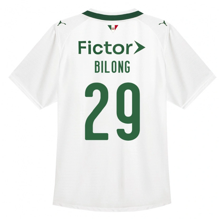 Danxen Børn Miguel Bilong #29 Grøn Hvid Udebane Spillertrøjer 2026/27 Trøje T-Shirt