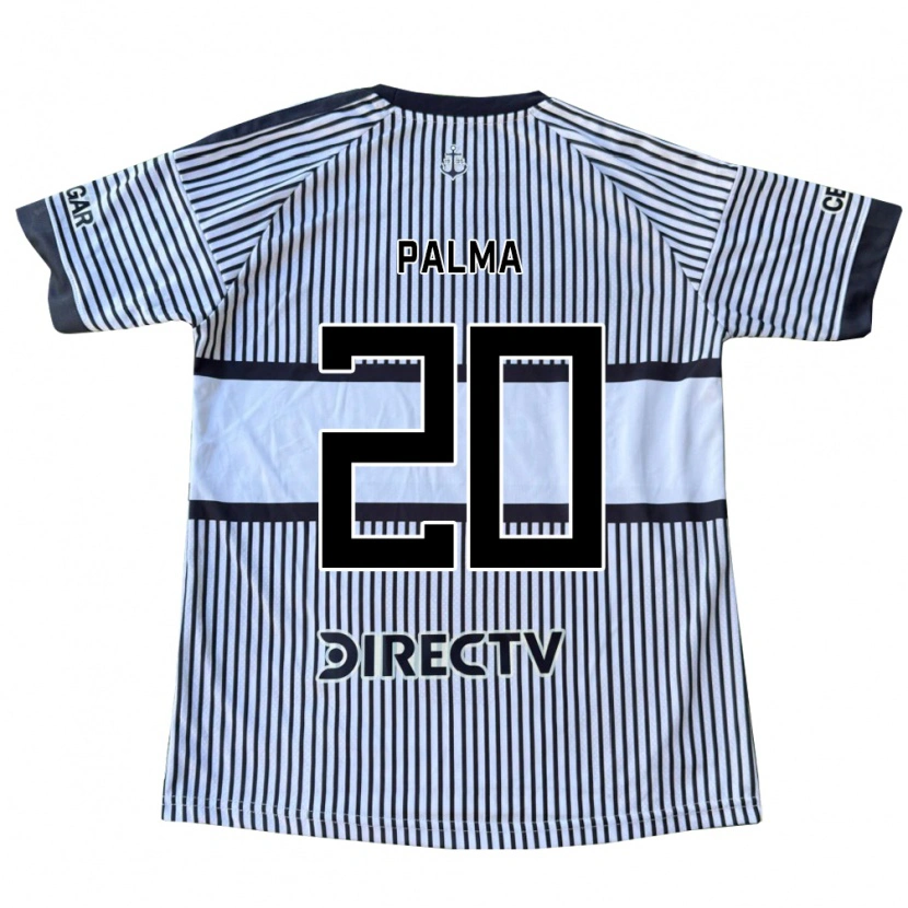 Danxen Børn Lucas Palma #20 Hvid Sort Gul Udebane Spillertrøjer 2026/27 Trøje T-Shirt
