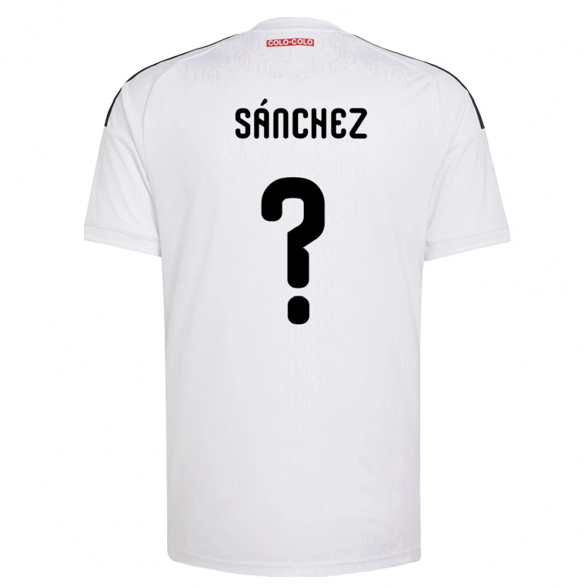Danxen Mænd Bastian Sánchez #0 Hvid Sort Hjemmebane Spillertrøjer 2026/27 Trøje T-Shirt