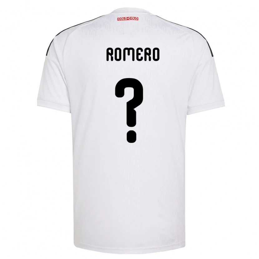 Danxen Mænd Enzo Romero #0 Hvid Sort Hjemmebane Spillertrøjer 2026/27 Trøje T-Shirt