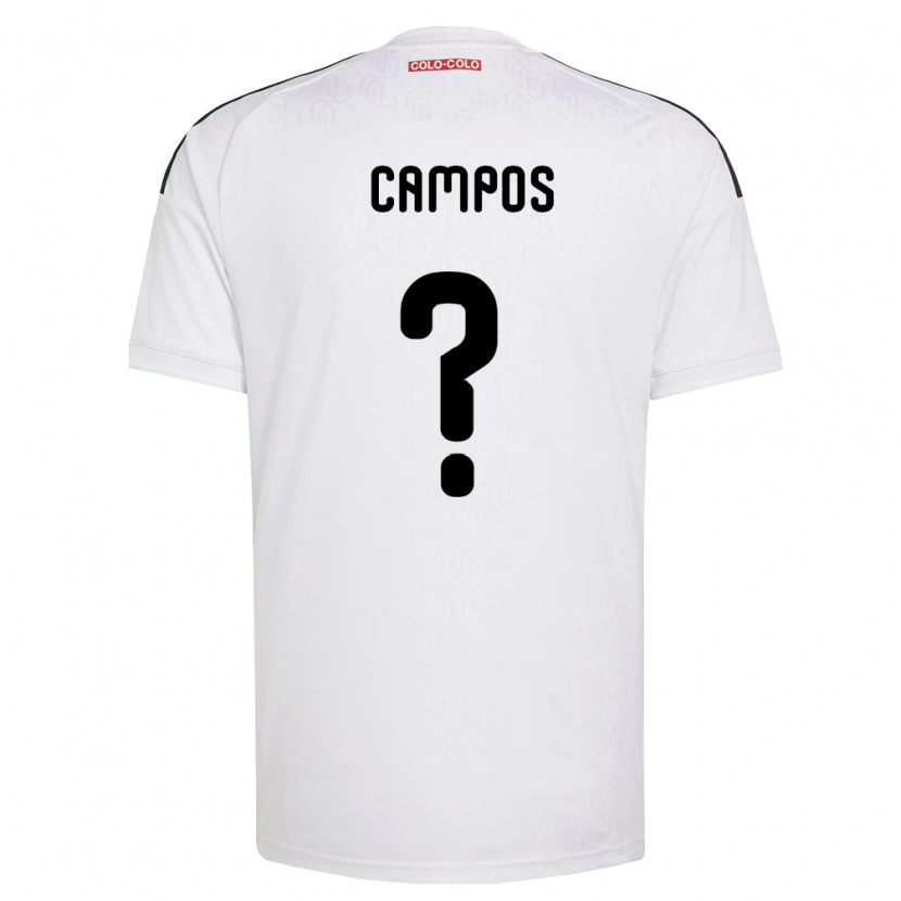 Danxen Mænd Víctor Campos #0 Hvid Sort Hjemmebane Spillertrøjer 2026/27 Trøje T-Shirt