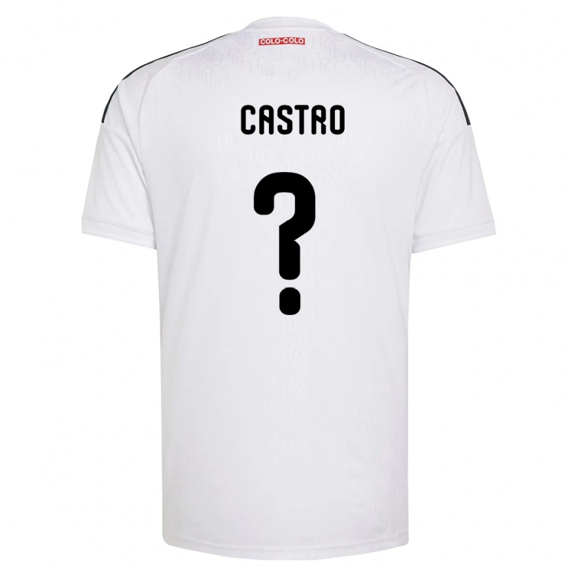 Danxen Mænd Benjamín Castro #0 Hvid Sort Hjemmebane Spillertrøjer 2026/27 Trøje T-Shirt