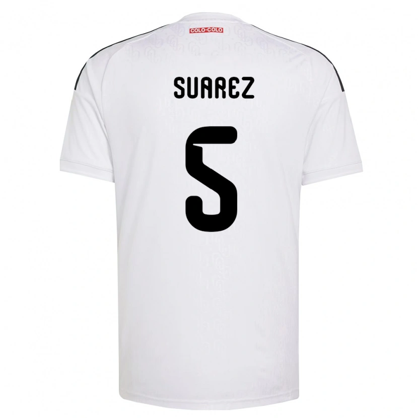 Danxen Mænd Nicolás Suarez #5 Hvid Sort Hjemmebane Spillertrøjer 2026/27 Trøje T-Shirt