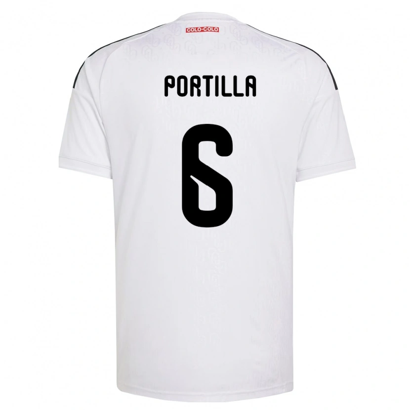 Danxen Mænd Dylan Portilla #6 Hvid Sort Hjemmebane Spillertrøjer 2026/27 Trøje T-Shirt
