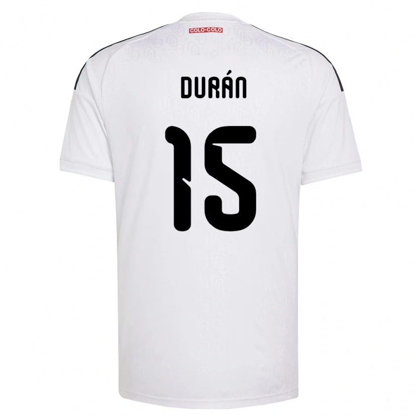 Danxen Mænd José Durán #15 Hvid Sort Hjemmebane Spillertrøjer 2026/27 Trøje T-Shirt