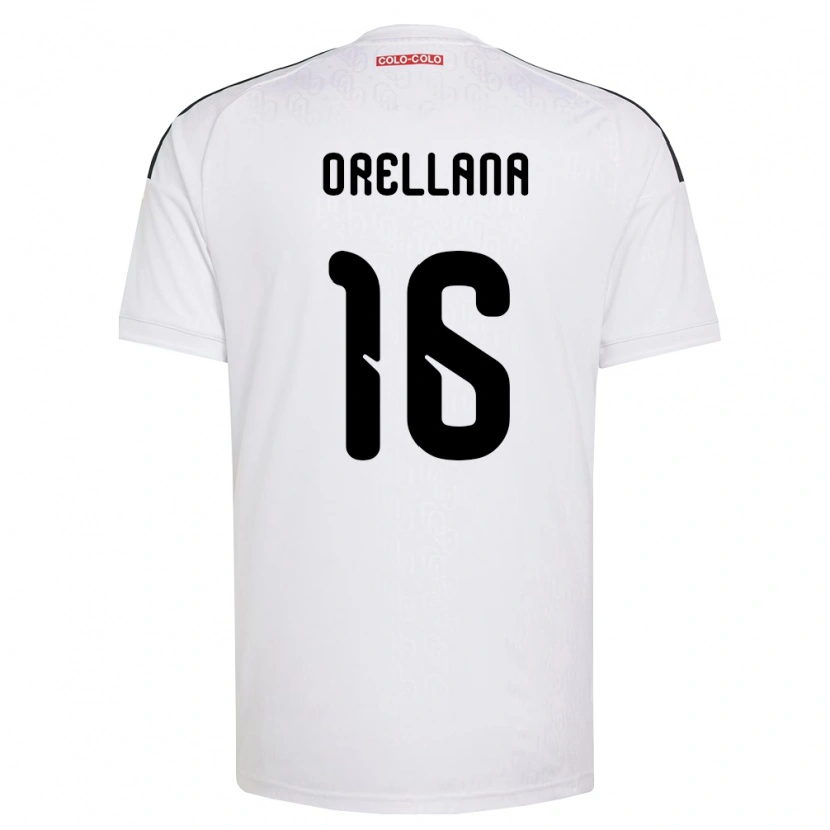 Danxen Mænd Matías Orellana #16 Hvid Sort Hjemmebane Spillertrøjer 2026/27 Trøje T-Shirt