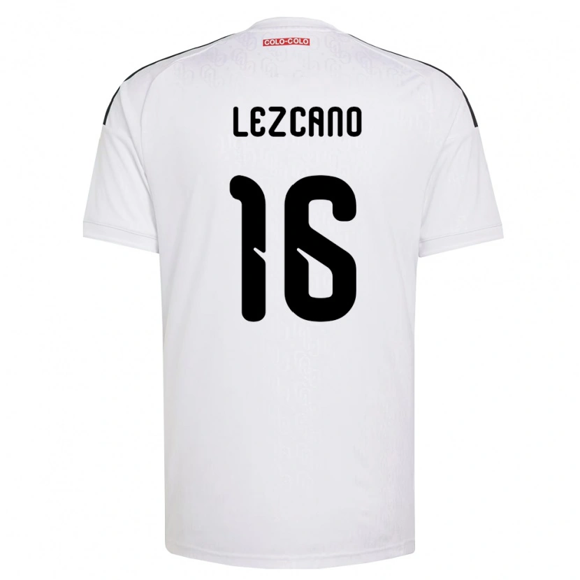 Danxen Mænd Darío Lezcano #16 Hvid Sort Hjemmebane Spillertrøjer 2026/27 Trøje T-Shirt
