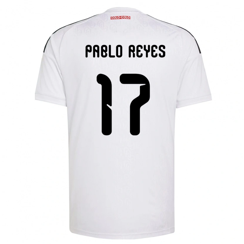 Danxen Mænd Juan Pablo Reyes #17 Hvid Sort Hjemmebane Spillertrøjer 2026/27 Trøje T-Shirt