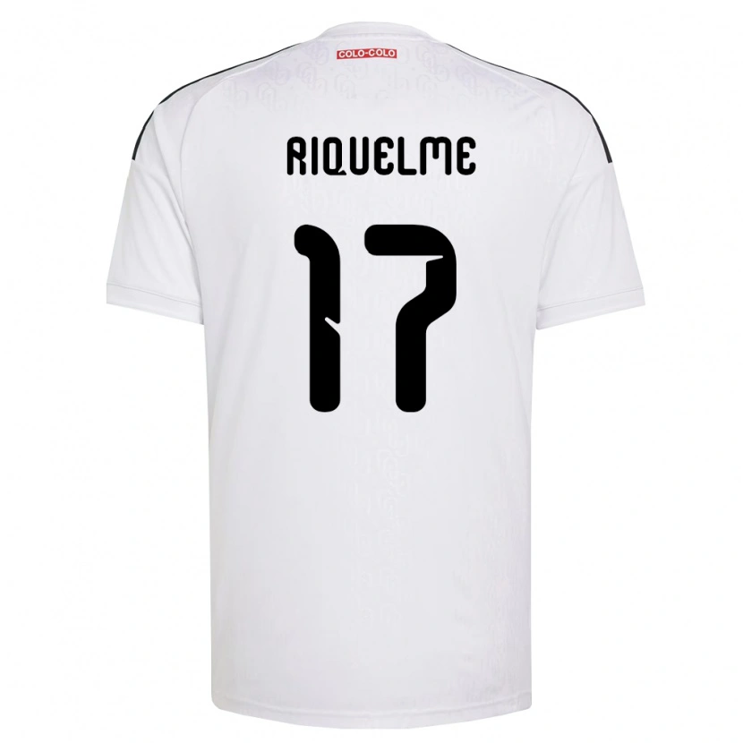 Danxen Mænd Cristián Riquelme #17 Hvid Sort Hjemmebane Spillertrøjer 2026/27 Trøje T-Shirt