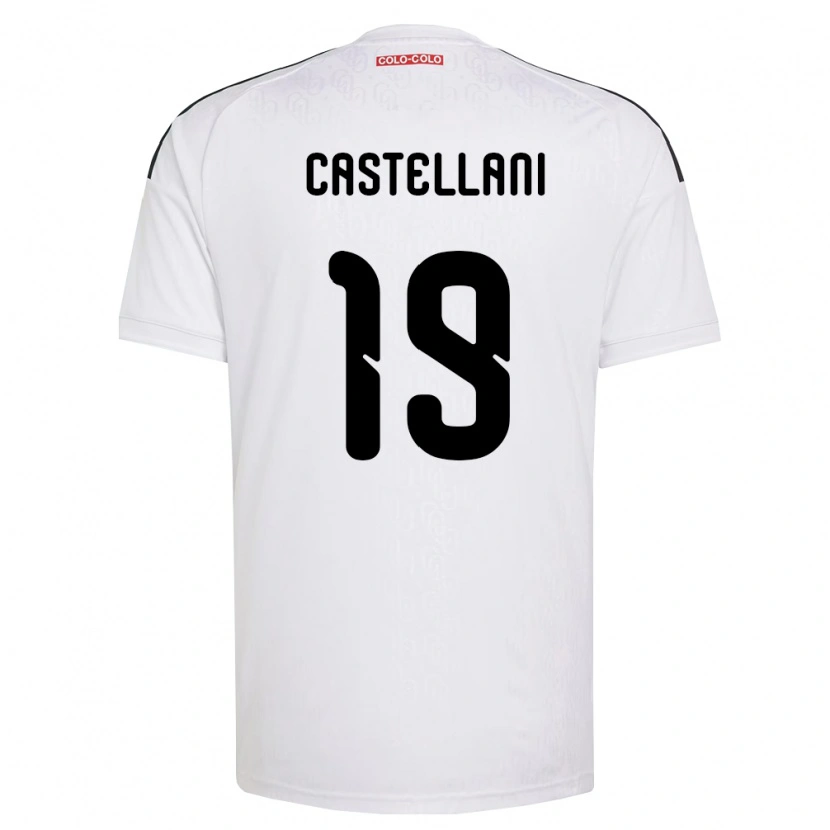 Danxen Mænd Gonzalo Castellani #19 Hvid Sort Hjemmebane Spillertrøjer 2026/27 Trøje T-Shirt