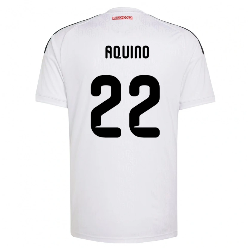 Danxen Mænd Claudio Aquino #22 Hvid Sort Hjemmebane Spillertrøjer 2026/27 Trøje T-Shirt