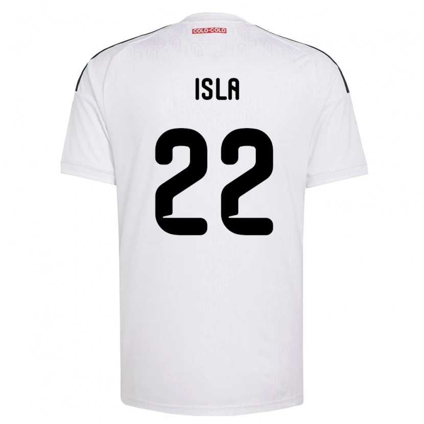 Danxen Mænd Mauricio Isla #22 Hvid Sort Hjemmebane Spillertrøjer 2026/27 Trøje T-Shirt