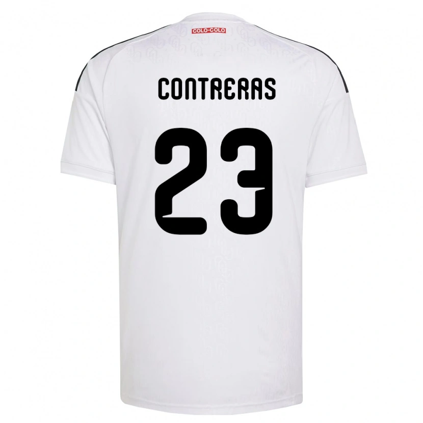 Danxen Mænd Amaro Contreras #23 Hvid Sort Hjemmebane Spillertrøjer 2026/27 Trøje T-Shirt