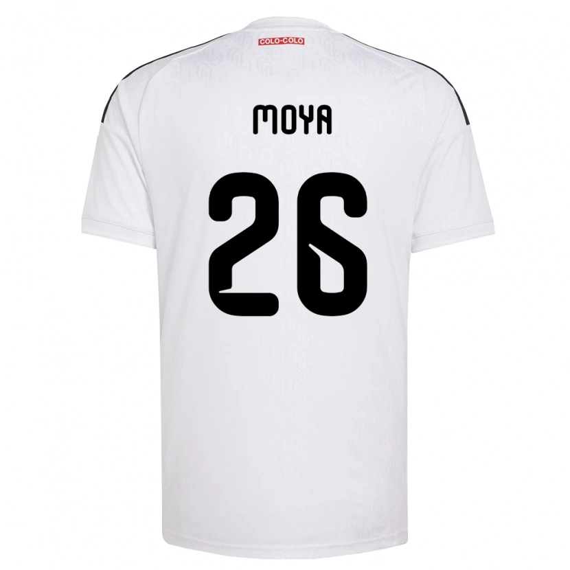 Danxen Mænd Matías Moya #26 Hvid Sort Hjemmebane Spillertrøjer 2026/27 Trøje T-Shirt