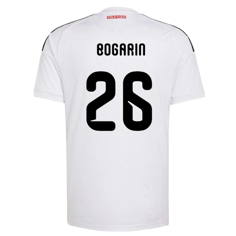 Danxen Mænd Dahiana Bogarín #26 Hvid Sort Hjemmebane Spillertrøjer 2026/27 Trøje T-Shirt