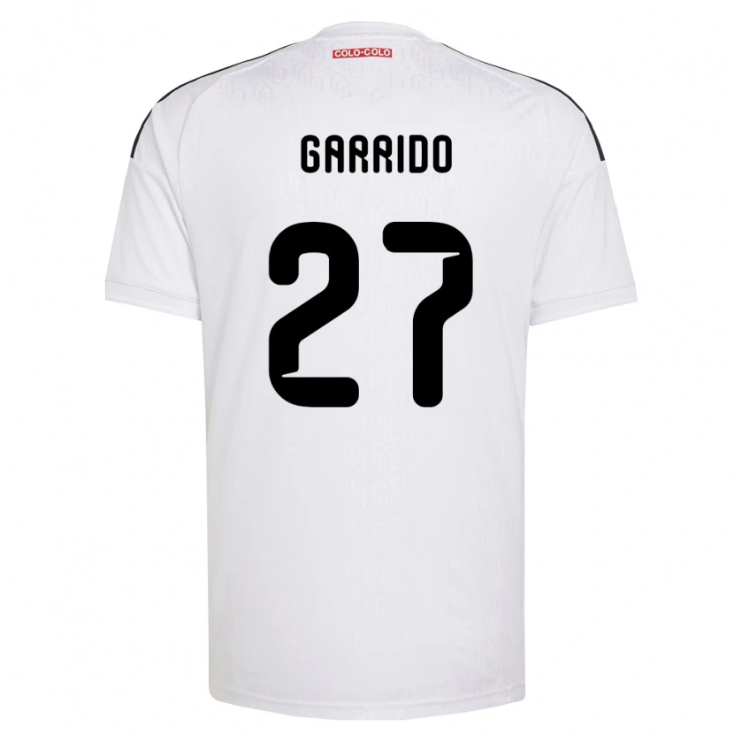 Danxen Mænd Franco Garrido #27 Hvid Sort Hjemmebane Spillertrøjer 2026/27 Trøje T-Shirt