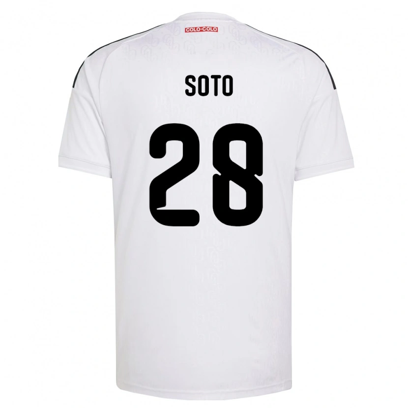Danxen Mænd Lucas Soto #28 Hvid Sort Hjemmebane Spillertrøjer 2026/27 Trøje T-Shirt