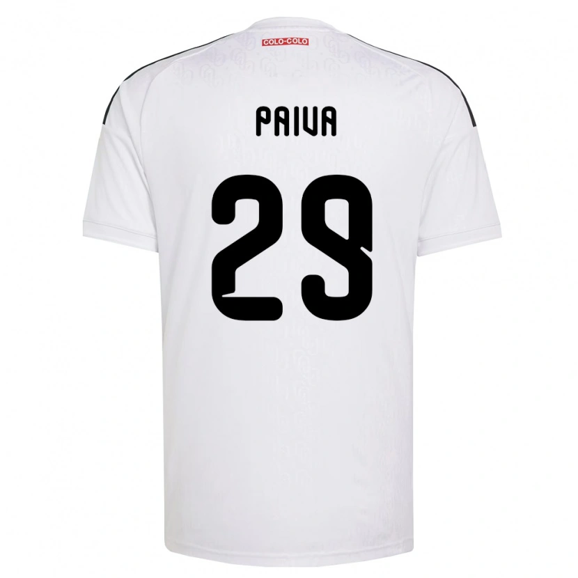 Danxen Mænd Guillermo Paiva #29 Hvid Sort Hjemmebane Spillertrøjer 2026/27 Trøje T-Shirt