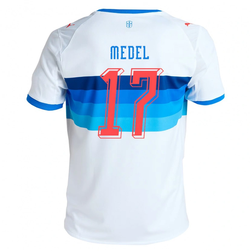 Danxen Mænd Gary Medel #17 Hvid Himmelblå Hjemmebane Spillertrøjer 2026/27 Trøje T-Shirt