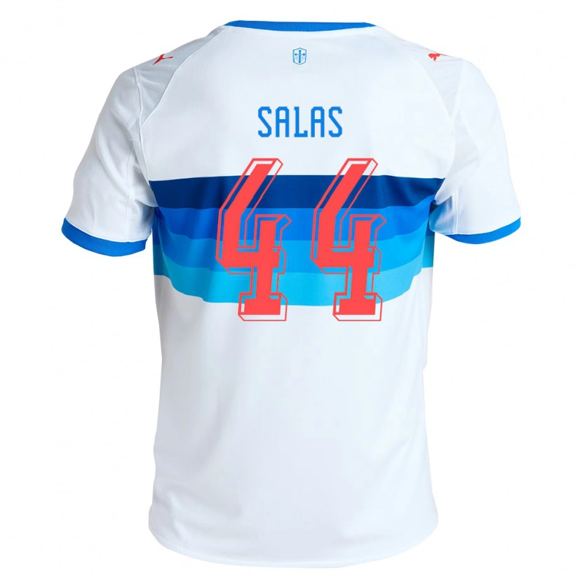Danxen Mænd José Salas #44 Hvid Himmelblå Hjemmebane Spillertrøjer 2026/27 Trøje T-Shirt