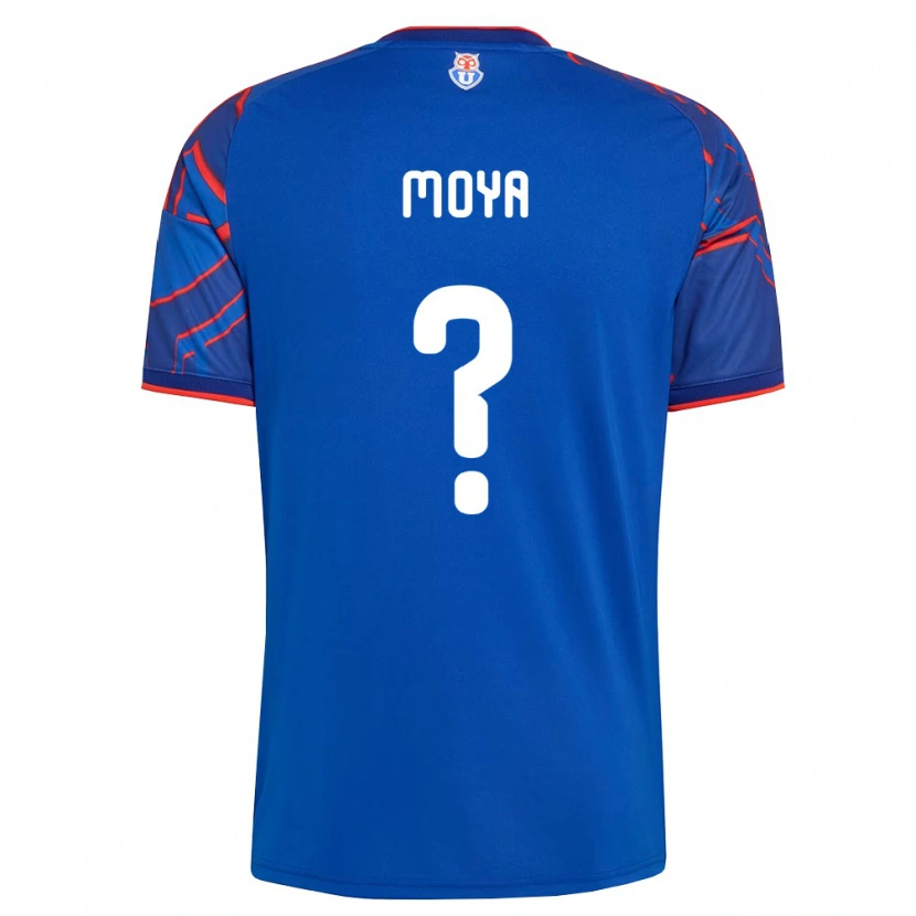 Danxen Mænd Flavio Moya #0 Kongelig Blå Rød Hjemmebane Spillertrøjer 2026/27 Trøje T-Shirt