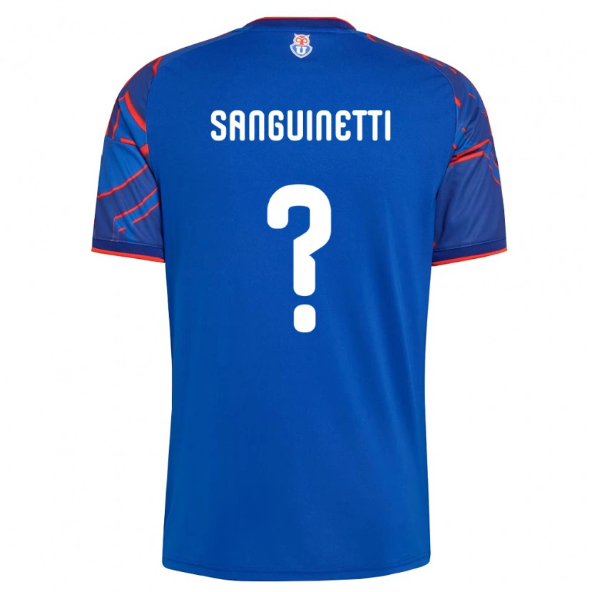Danxen Mænd Fernando Osorio Sanguinetti #0 Kongelig Blå Rød Hjemmebane Spillertrøjer 2026/27 Trøje T-Shirt