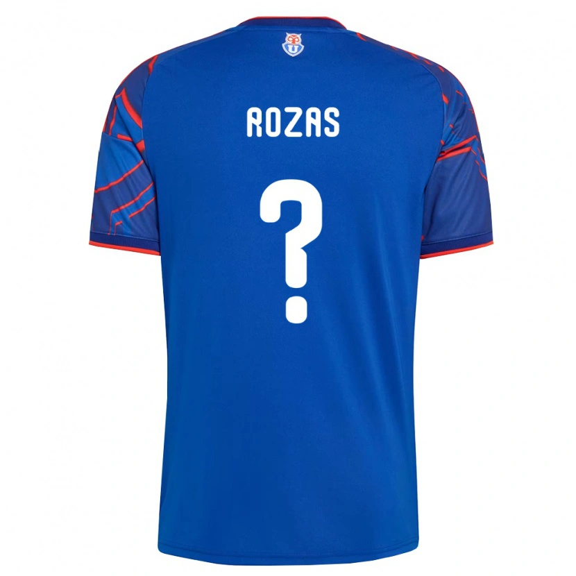 Danxen Mænd Sergio Rozas #0 Kongelig Blå Rød Hjemmebane Spillertrøjer 2026/27 Trøje T-Shirt