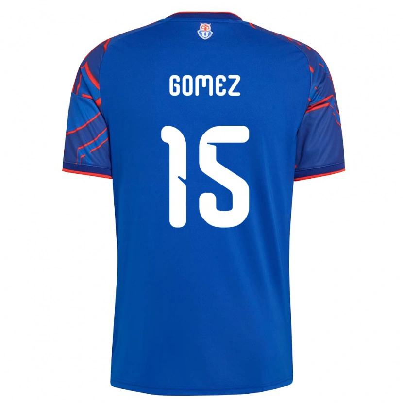 Danxen Mænd Juan Pablo Gómez #15 Kongelig Blå Rød Hjemmebane Spillertrøjer 2026/27 Trøje T-Shirt