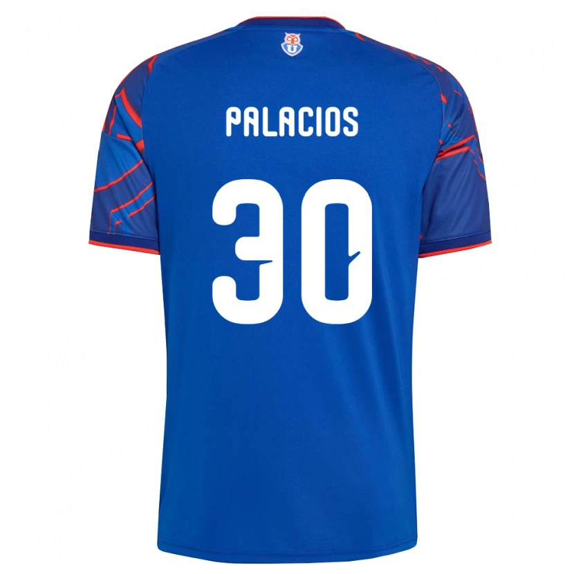 Danxen Mænd Cristian Palacios #30 Kongelig Blå Rød Hjemmebane Spillertrøjer 2026/27 Trøje T-Shirt
