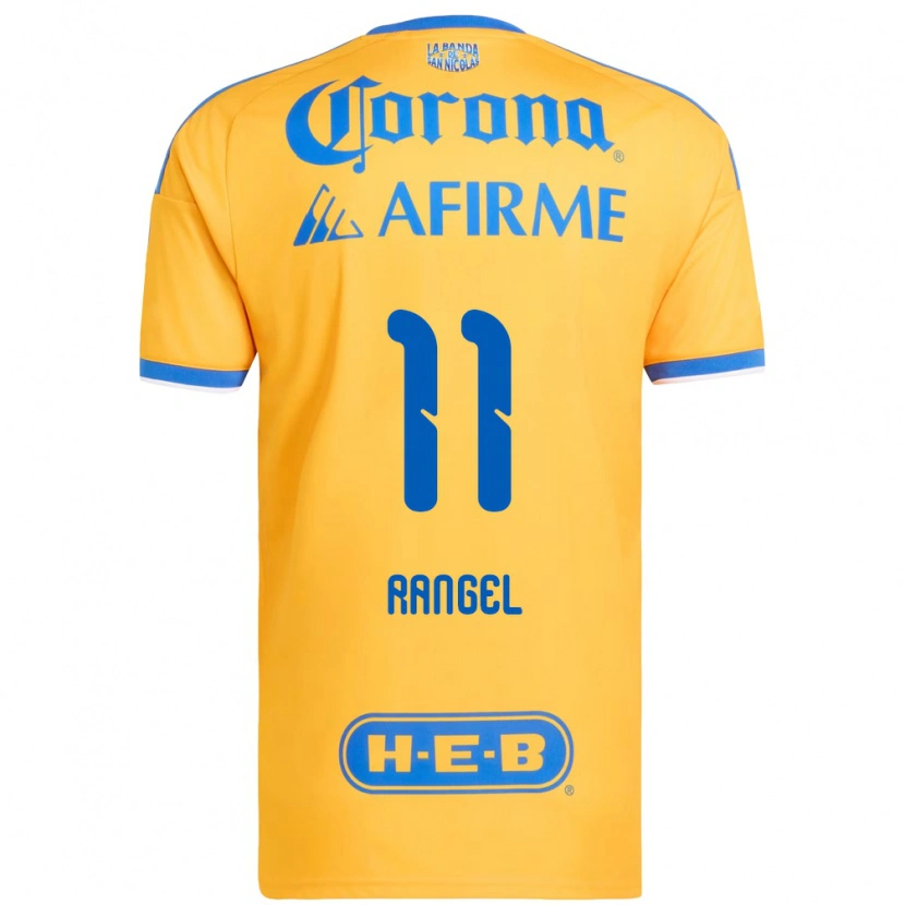 Danxen Mænd Nayeli Rangel #11 Gul Blå Hjemmebane Spillertrøjer 2026/27 Trøje T-Shirt