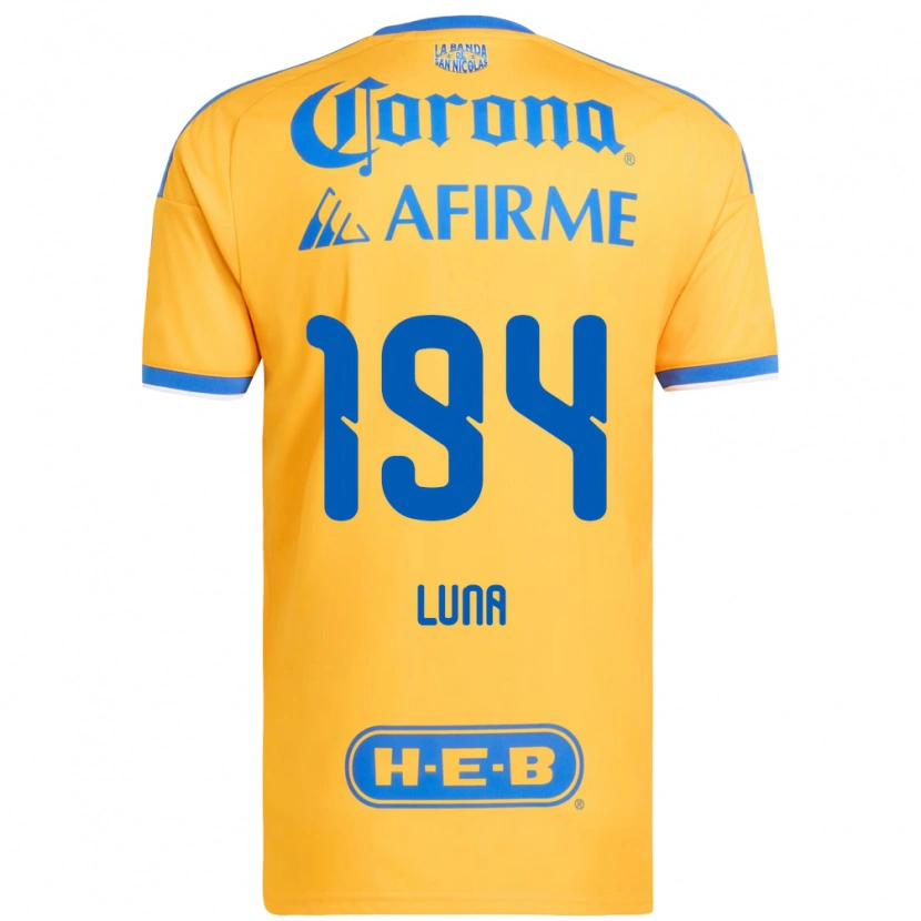 Danxen Mænd Juan Luna #194 Gul Blå Hjemmebane Spillertrøjer 2026/27 Trøje T-Shirt