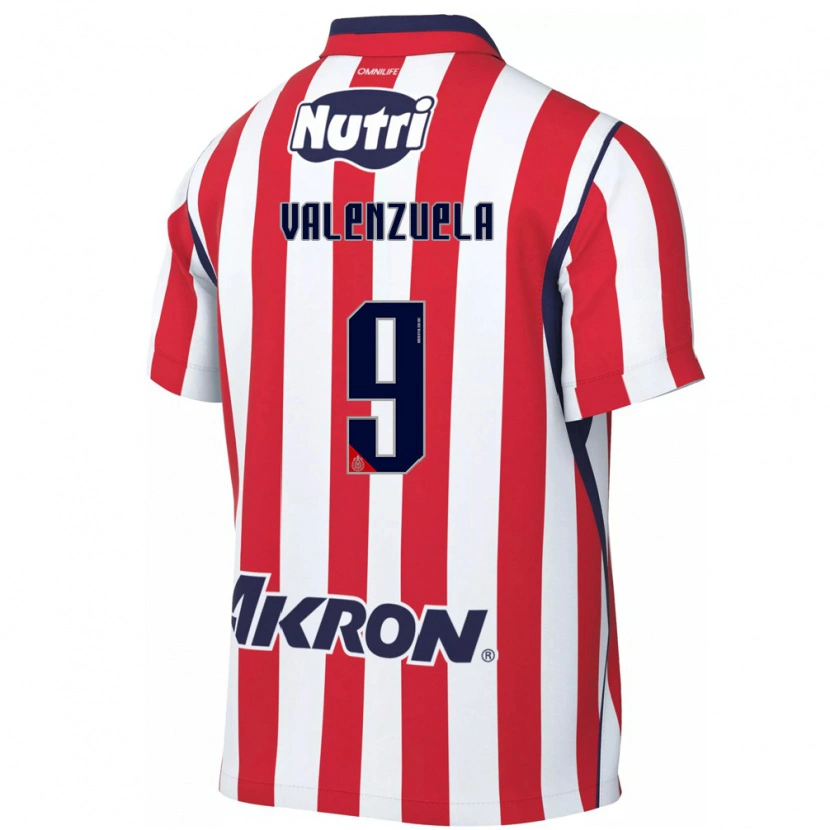 Danxen Mænd Gabriela Valenzuela #9 Rød Hvid Hjemmebane Spillertrøjer 2026/27 Trøje T-Shirt