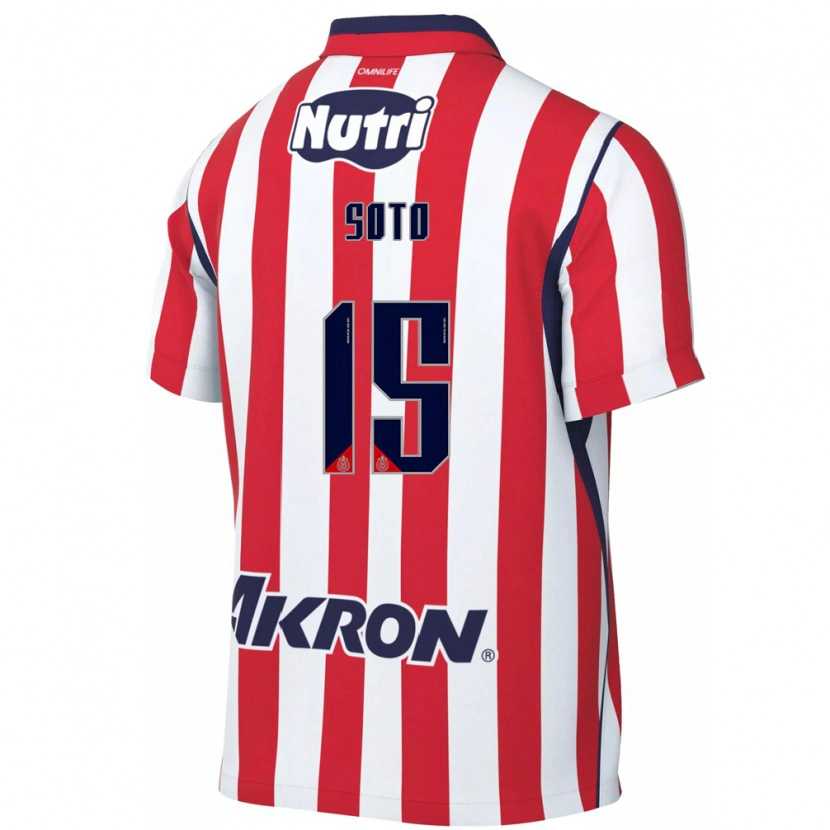 Danxen Mænd Rubí Soto #15 Rød Hvid Hjemmebane Spillertrøjer 2026/27 Trøje T-Shirt