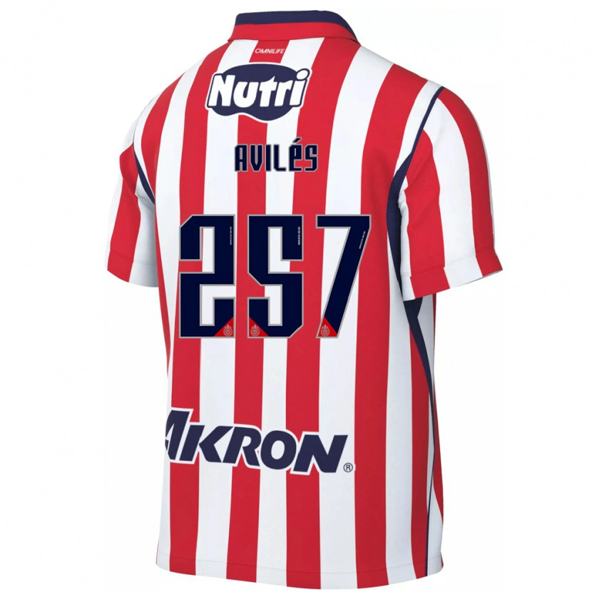 Danxen Mænd Emmanuel Avilés #257 Rød Hvid Hjemmebane Spillertrøjer 2026/27 Trøje T-Shirt