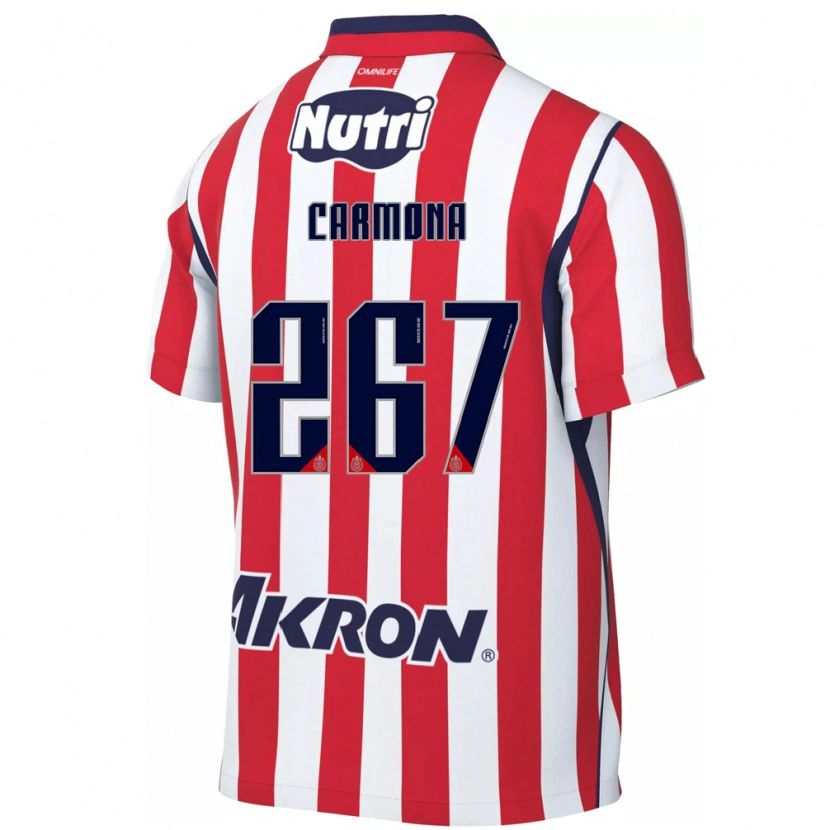 Danxen Mænd Jesús Carmona #267 Rød Hvid Hjemmebane Spillertrøjer 2026/27 Trøje T-Shirt