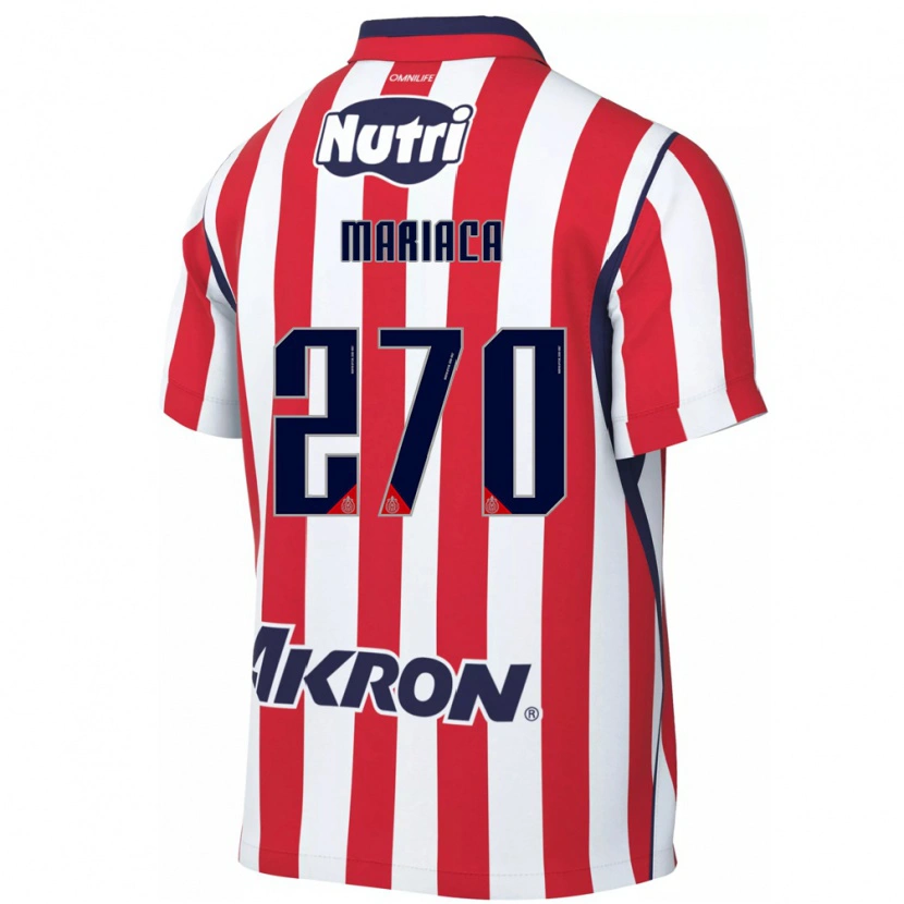 Danxen Mænd Aldrin Mariaca #270 Rød Hvid Hjemmebane Spillertrøjer 2026/27 Trøje T-Shirt